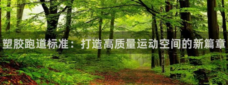 谈球吧的聊天软件叫什么:塑胶跑道标准:打造高质量运动空间的新